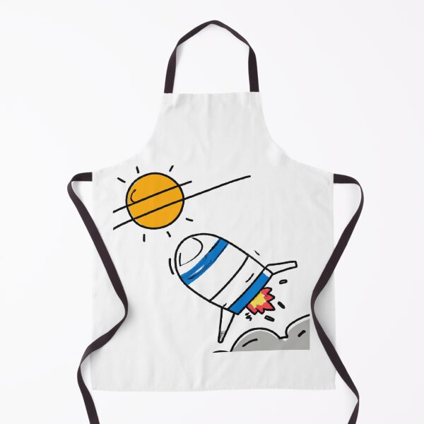 Item preview, Rocket Taking Off - Vector Sticker in Cartoon Style designed and sold by E-PrintStore.