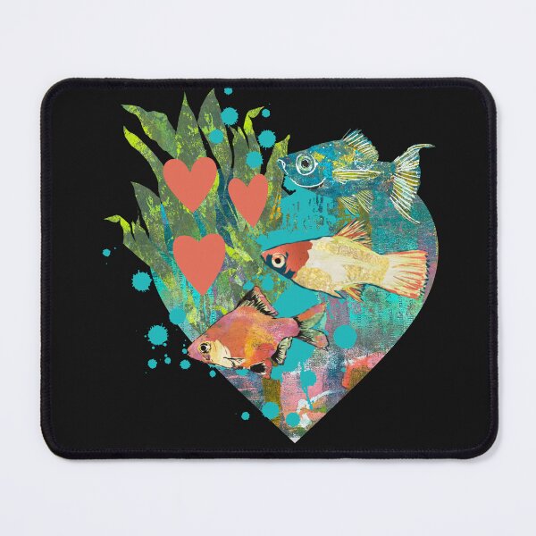 Item preview, Artistic Fish Tank Sacred Heart Tropical Fish designed and sold by ginaisarty.