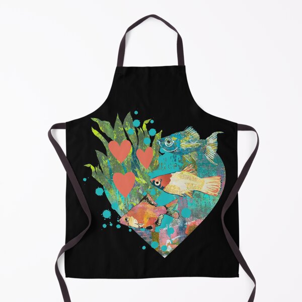 Item preview, Artistic Fish Tank Sacred Heart Tropical Fish designed and sold by ginaisarty.