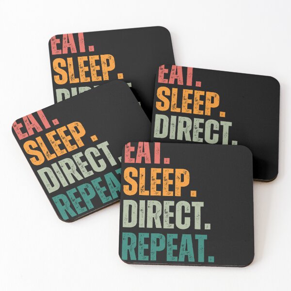 Item preview, Eat, Sleep, Direct, Repeat designed and sold by BeardedTree.