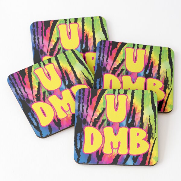 Item preview, U DMB or Funny Sarcastic You Dumb with Tie Dye Tiger Pattern designed and sold by JoyOfHopeStore.