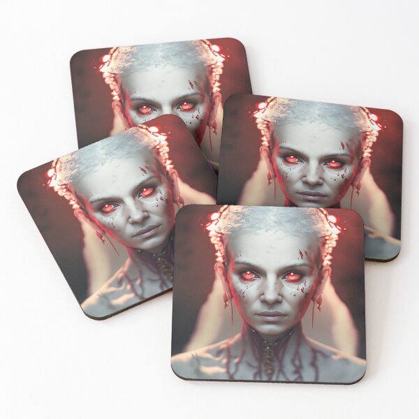 Item preview, Ancient goddess of the fire with red skin and glowing eyes designed and sold by Lefteris Betsis.