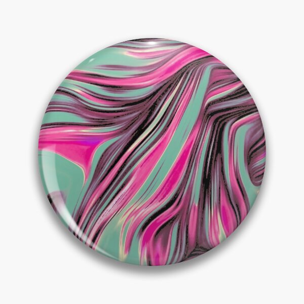 Item preview, Swirling Pink and Green Acid Rock Abstract Print - Textures designed and sold by CMooreWorx.