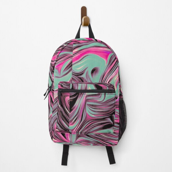 Item preview, Swirling Pink and Green Acid Rock Abstract Print - Textures designed and sold by CMooreWorx.