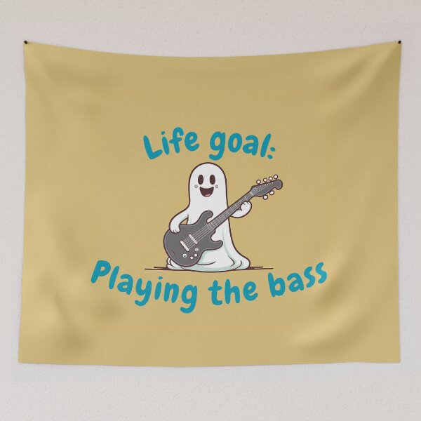 Item preview, Life goal: Playing the bass ghost designed and sold by AdiRemba.