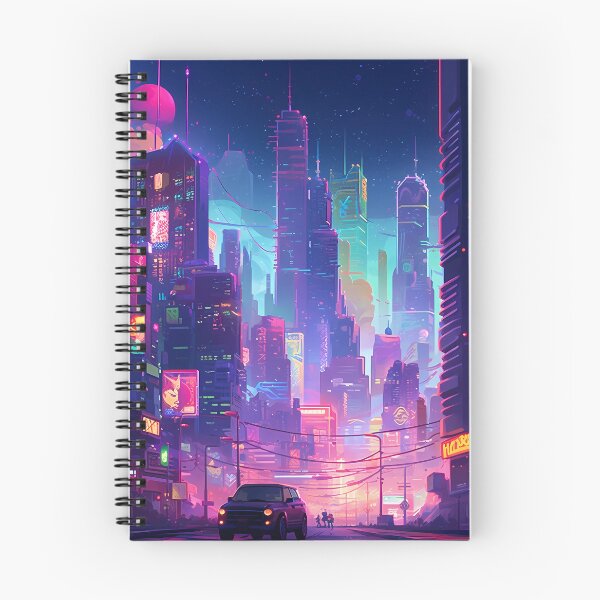 Item preview, neon cityscape designed and sold by Clawsorrow.
