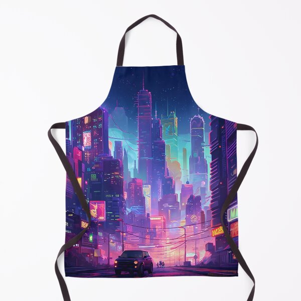 Item preview, neon cityscape designed and sold by Clawsorrow.