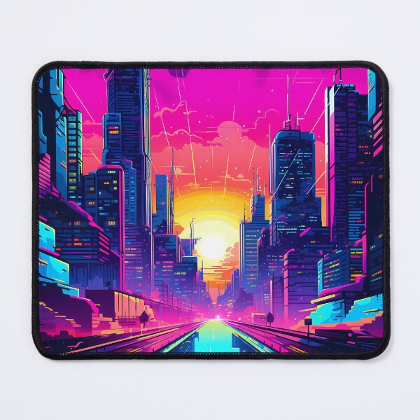 Item preview, Futuristic cityscape designed and sold by Clawsorrow.