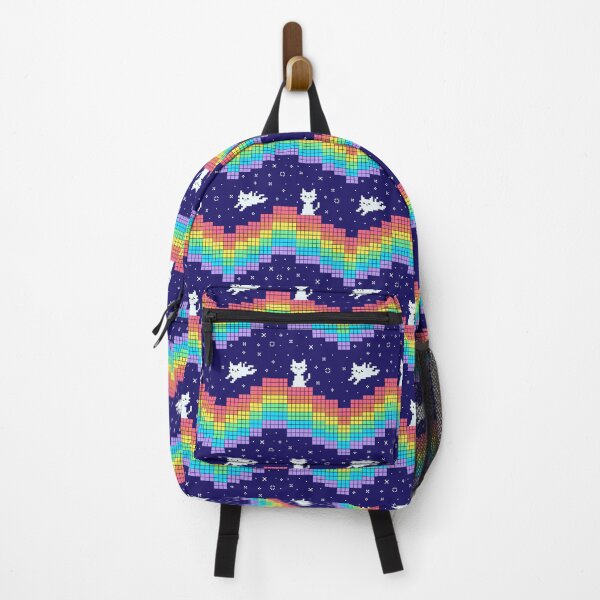 Item preview, Pixel Art Rainbows and Cats Retro Gaming Aesthetic designed and sold by anisgott.