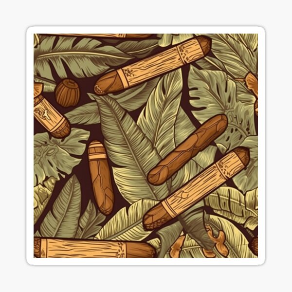 Cuban Cigars Lifestyle Sticker