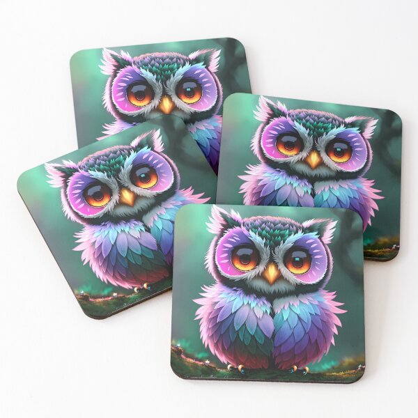 Item preview, Owls #006 designed and sold by recursedstudios.
