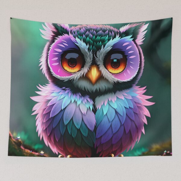 Item preview, Owls #006 designed and sold by recursedstudios.