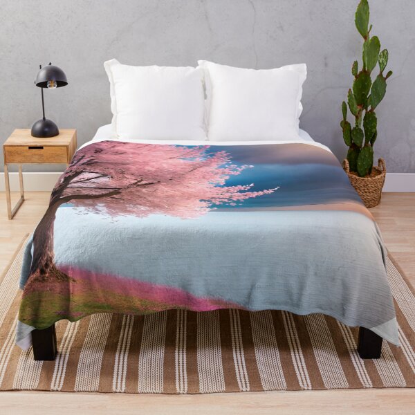 Item preview, Cherry Blossom by the Serene Overcast Lake designed and sold by BackOnTrack Products.