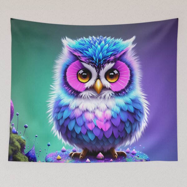 Item preview, Owls #008 designed and sold by recursedstudios.