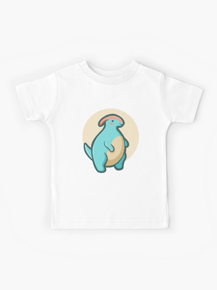 Chubby Parasaurolophus, Dino, Dinosaur Kids T-Shirt