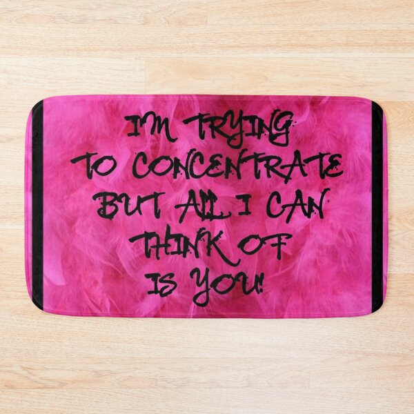 Item preview, Lyrics - I'm trying to concentrate but all I can think of is you (When you're gone) designed and sold by Marija Barisic.