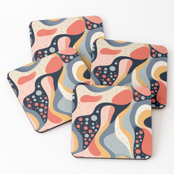 Item preview, Fluid Forms: Colorful Abstract Seamless Patterns  designed and sold by Prozeum.
