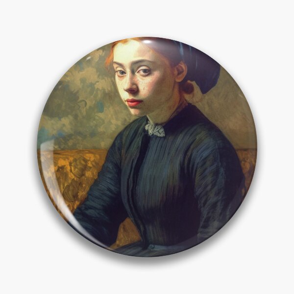 Item preview, Van Gogh Impressionist Portrait Style Portraits designed and sold by BrandonArtWorld.