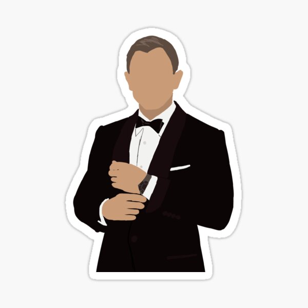 No Time To Die Daniel Craig Sticker