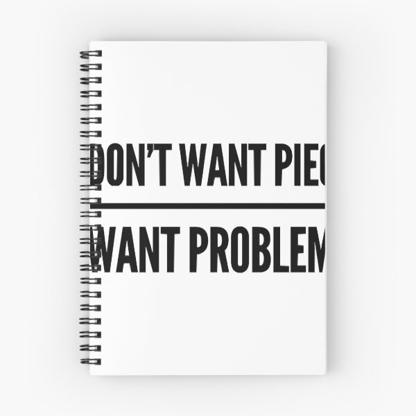 Item preview, I don't want piece I want problems designed and sold by LomaThomason.
