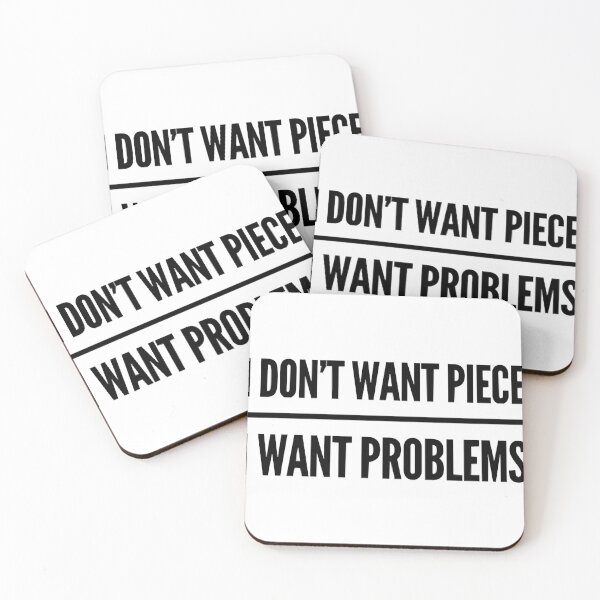 Item preview, I don't want piece I want problems designed and sold by LomaThomason.