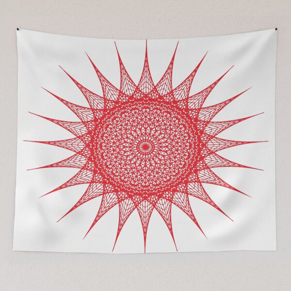 Item preview, RED STRING ART Abstract Art designed and sold by Bruce ALMIGHTY Baker.