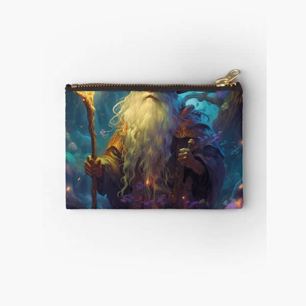 Item preview, Wizzard doing wizard stuff in magical forest designed and sold by Clawsorrow.