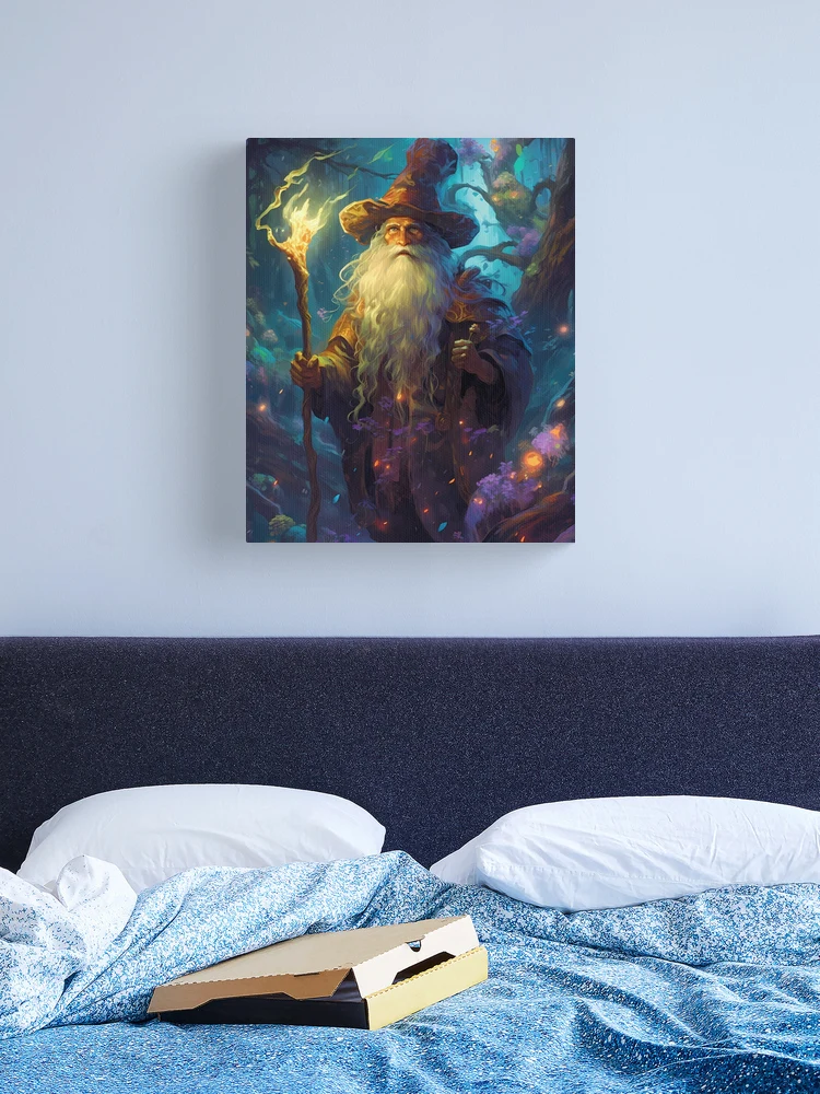 The Wizard Septimus Stretched Canvas Print