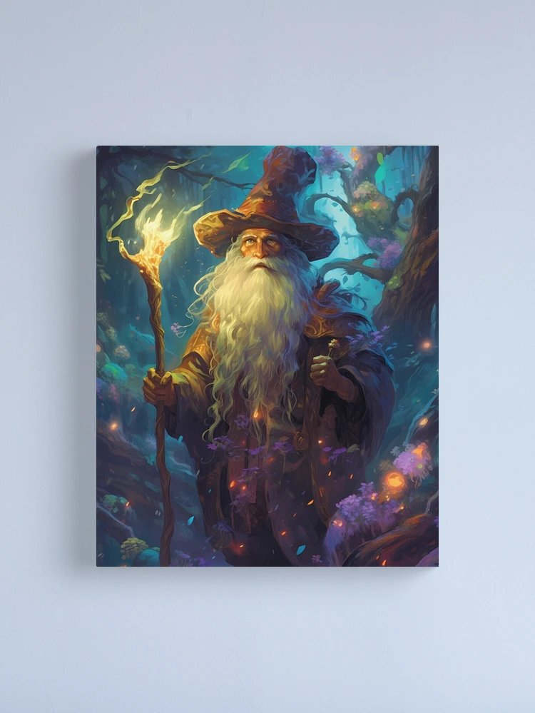 The Wizard Septimus Stretched Canvas Print