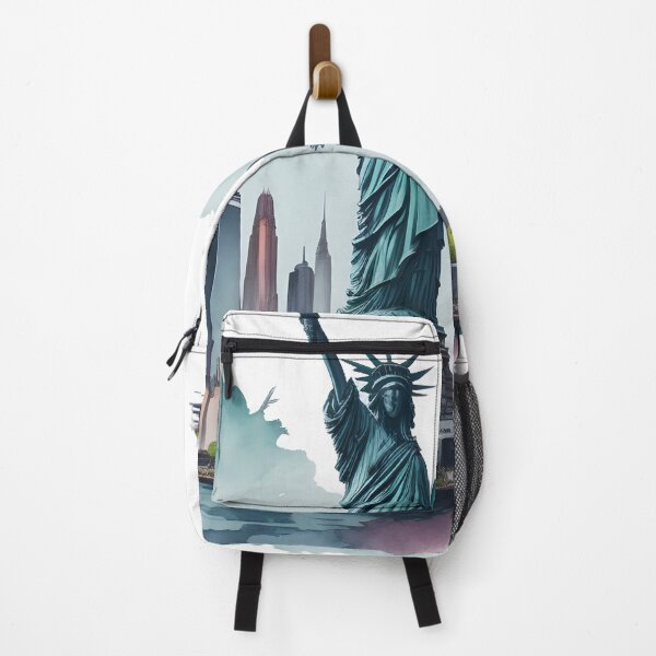 Item preview, Statue of Liberty - New York Watercolor Landscape designed and sold by Beyond-Summit.