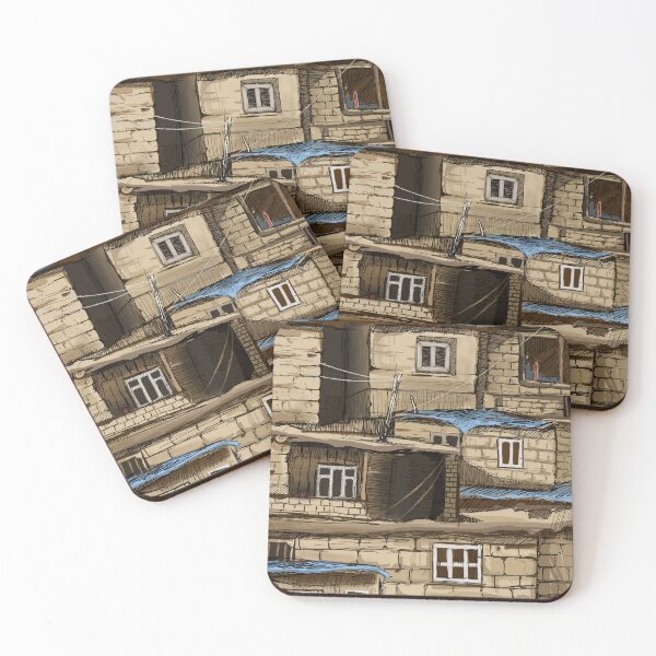 Item preview, Kurdish village, Traditional Kurdish Houses designed and sold by ArtshirtGroup.