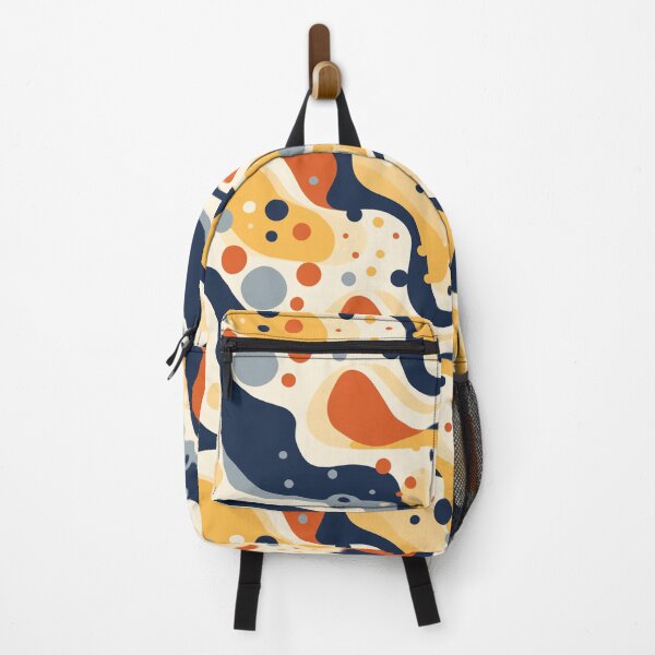 Item preview, Desertwave Dreams: Flowing Forms and Organic Shapes in Abstract Navy and Orange Patterns designed and sold by Prozeum.