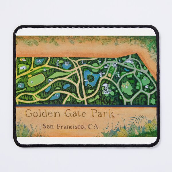 Item preview, Golden Gate Park Adventure Map designed and sold by Ted Goyal.