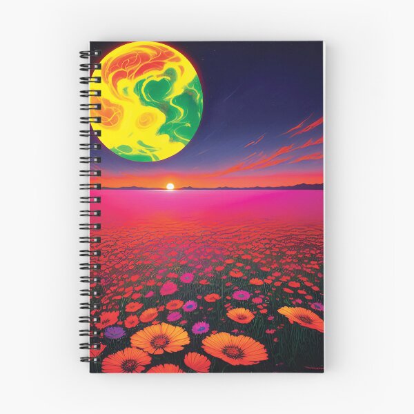 Artikelvorschau, Buntes Blumenfeld entworfen und verkauft von PixelChameleon.
