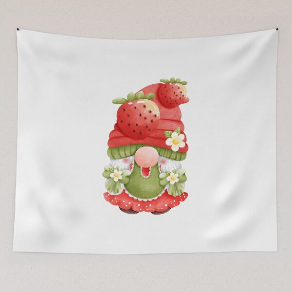 Item preview, Adorable Strawberry Fruit Gnome designed and sold by silviaol.