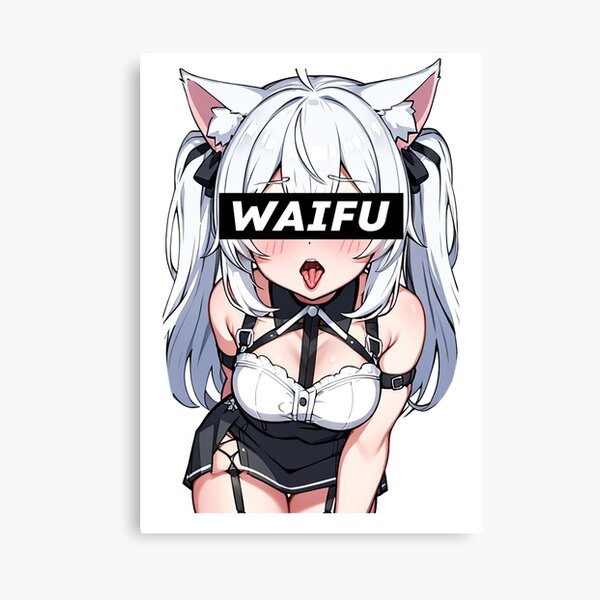 Waifu Cat Canvas Prints for Sale