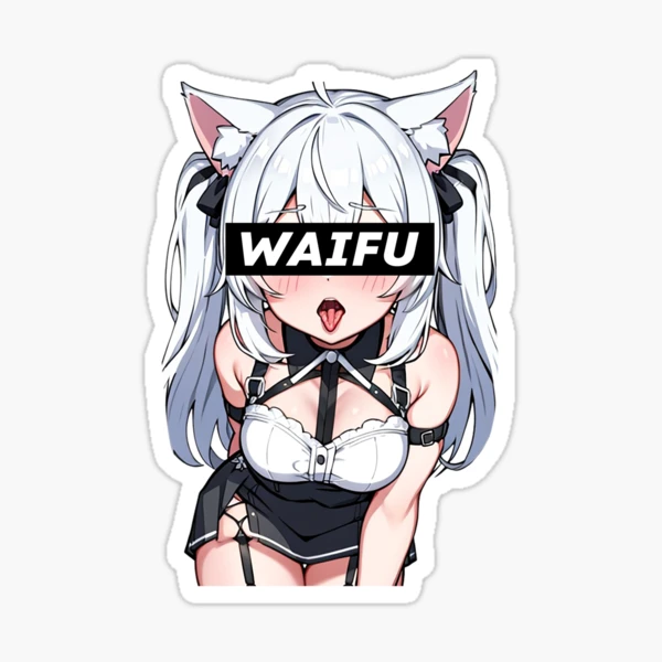 Anime Catgirl Stickers - GetaHinsh Merch