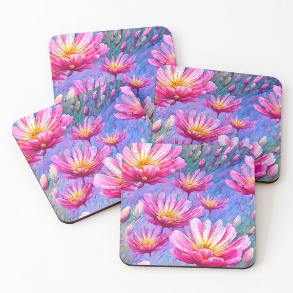 Item preview, Pink Flowers designed and sold by Poetic Patterns Studio.