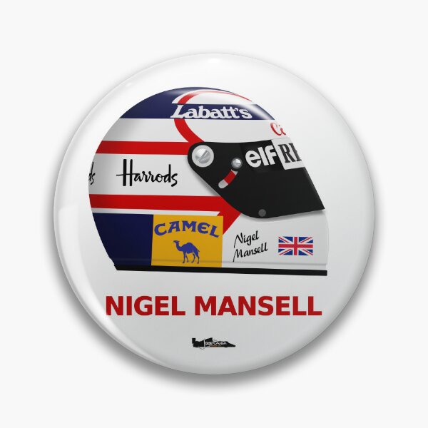 Item preview, Nigel Mansell 1992 crash helmet. designed and sold by JageOwen.