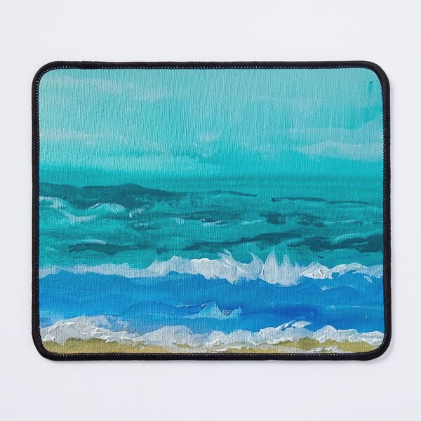 Item preview, Abstract Ocean Acrylic painting designed and sold by WatercolorFinds.