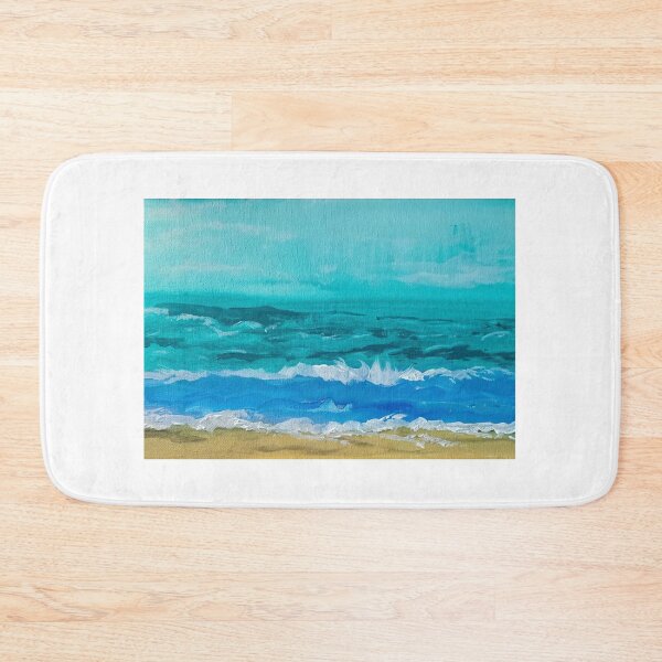 Item preview, Abstract Ocean Acrylic painting  designed and sold by WatercolorFinds.
