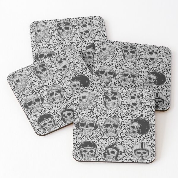 Item preview, Skulls of Anarchy Black Print designed and sold by WitcherDarkArts.
