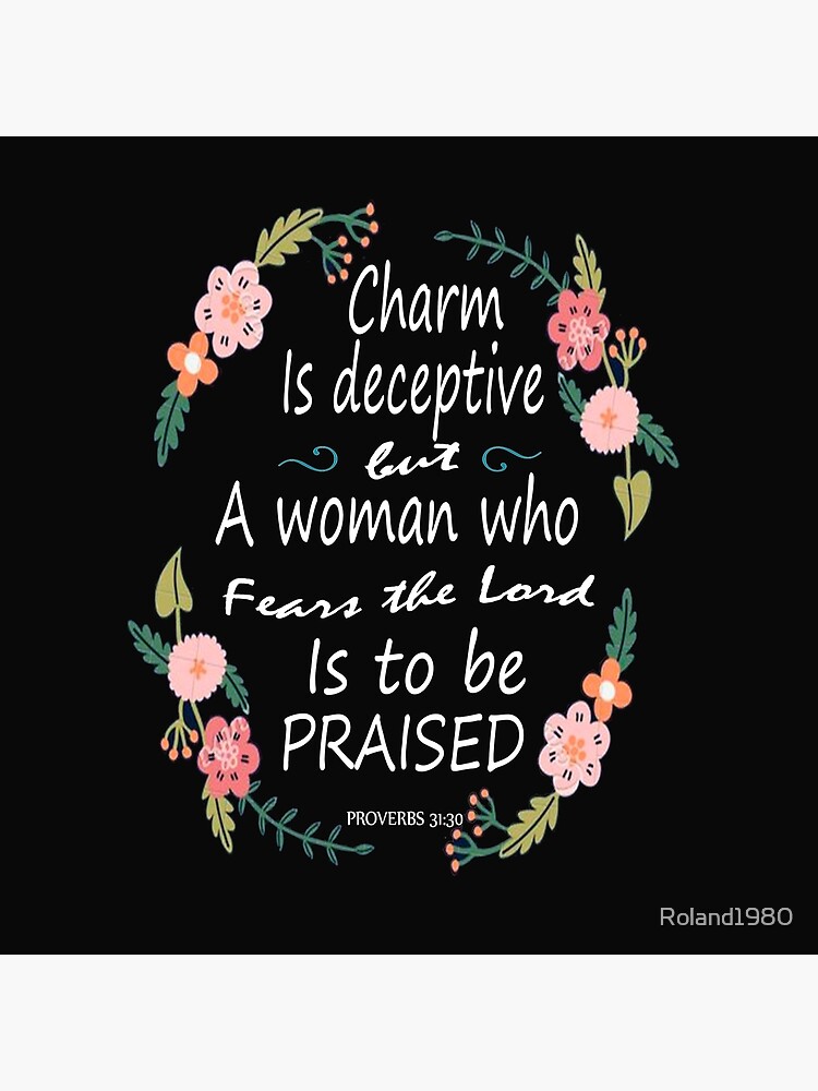Charm Is Deceptive And Beauty Is Fleeting Tote Bag Charm Is Deceptive And Beauty Is Fleeting Tote Bag