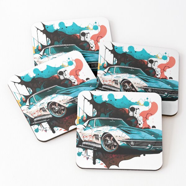 Item preview, USA Sleek Sports Car, 1968 designed and sold by MVDigitalArt.