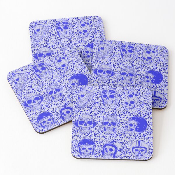 Item preview, Skulls of Anarchy Blue Print designed and sold by WitcherDarkArts.