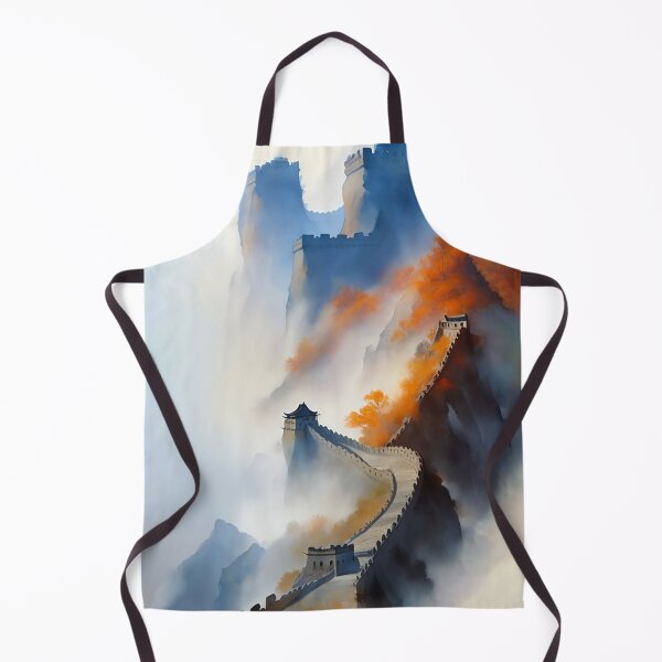 Item preview, Watercolor Art of the Great Wall of China designed and sold by JoanNinjaHen.