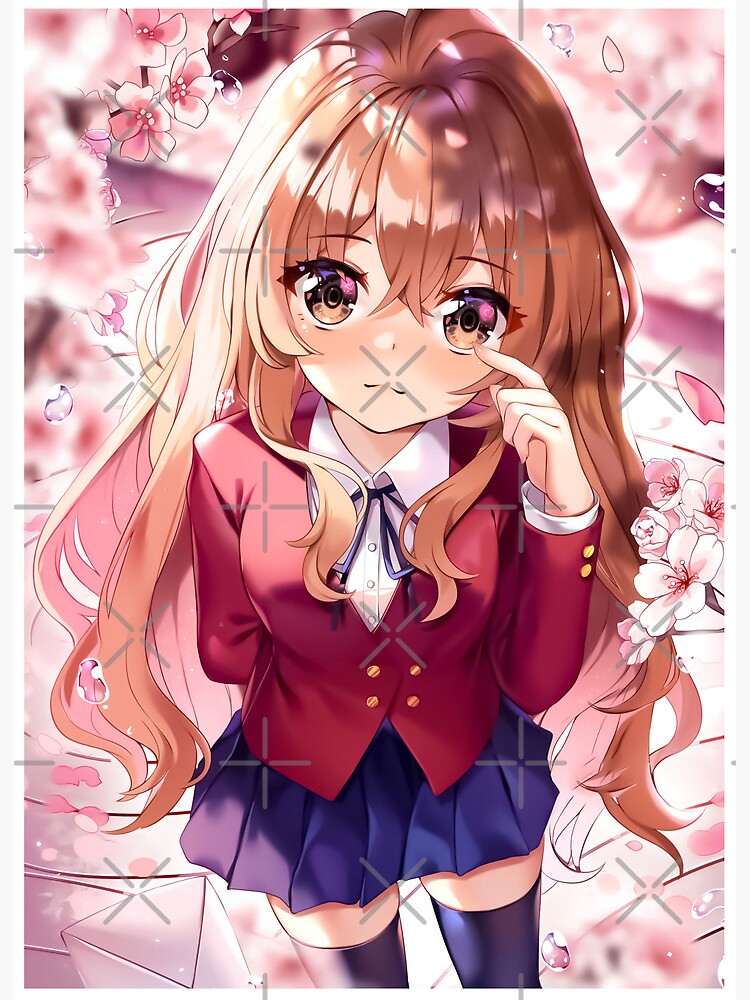 Taiga Aisaka Toradora Anime Waifu Art Board Print for Sale by RalphJaystin