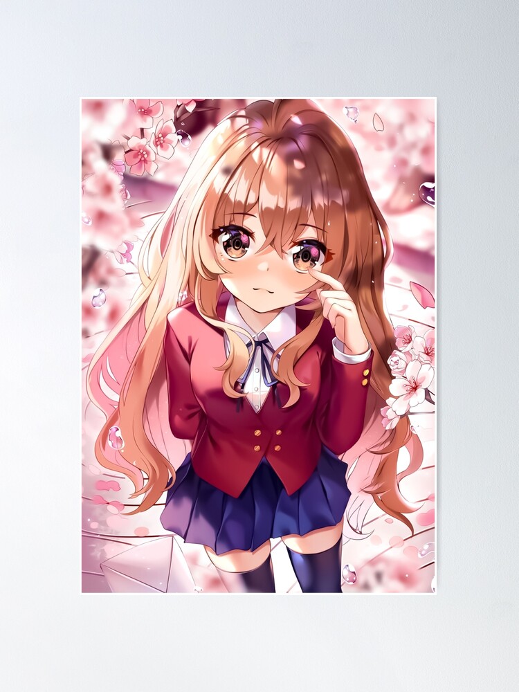 Taiga Aisaka Toradora Fanart Anime Waifu Poster for Sale by Spacefoxart