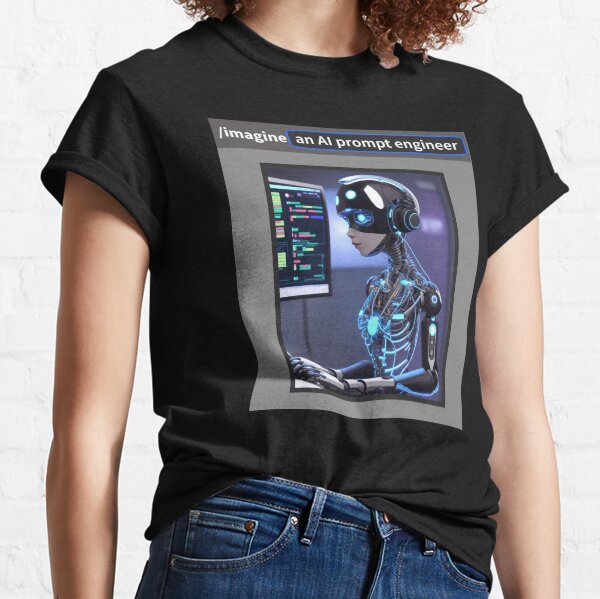 Item preview, Imagine an AI prompt engineer designed and sold by DistinctDesignz.