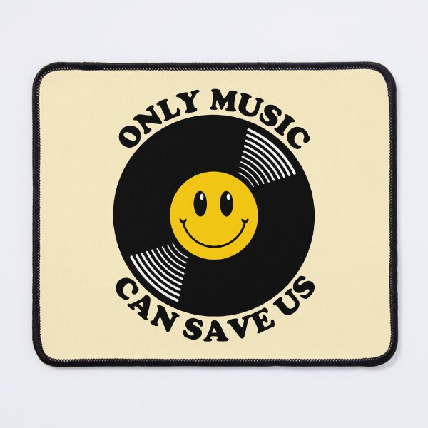 Item preview, Only Music Can Save Us - retro vinyl record version designed and sold by TheLoveShop.